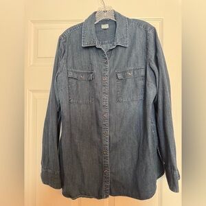 a new day Blue Button Down Shirt